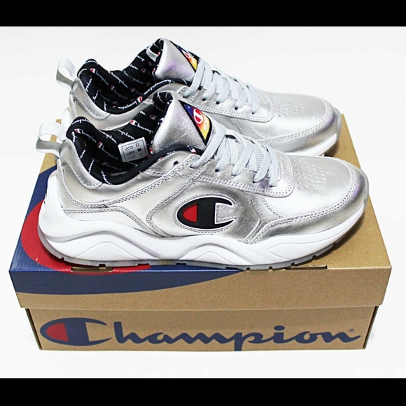 champion silver sneakers